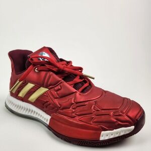Adidas Marvel x Harden‎ Iron Man inspired Basketball Shoes Size 6.5 Excellent